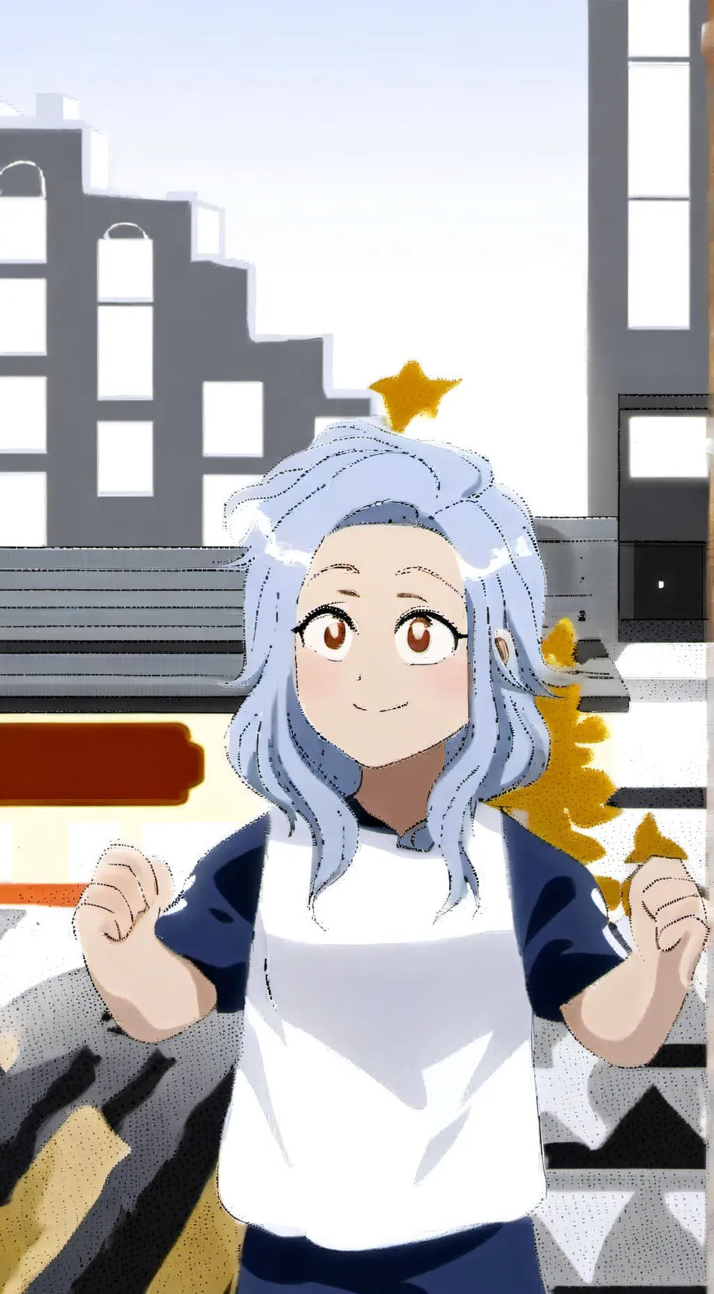 ai character: stella background