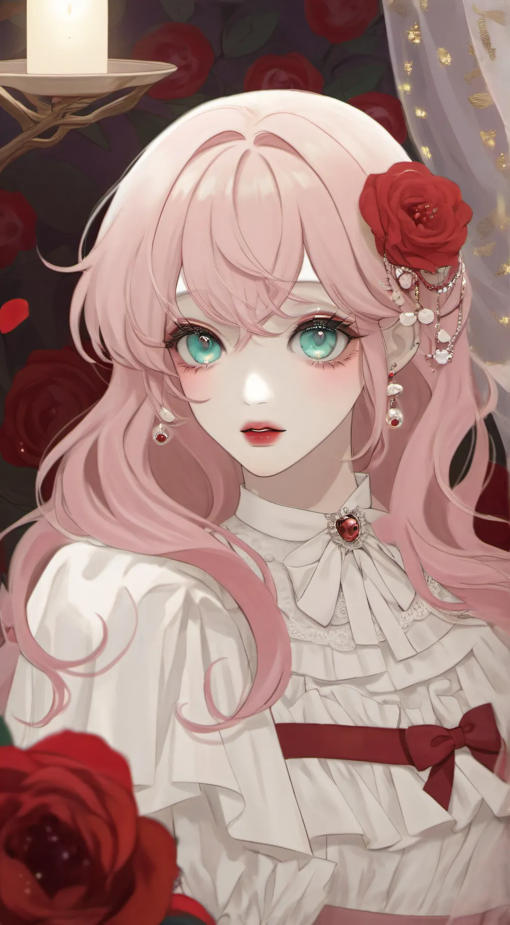 ai character: ~•Léa•~♡ background