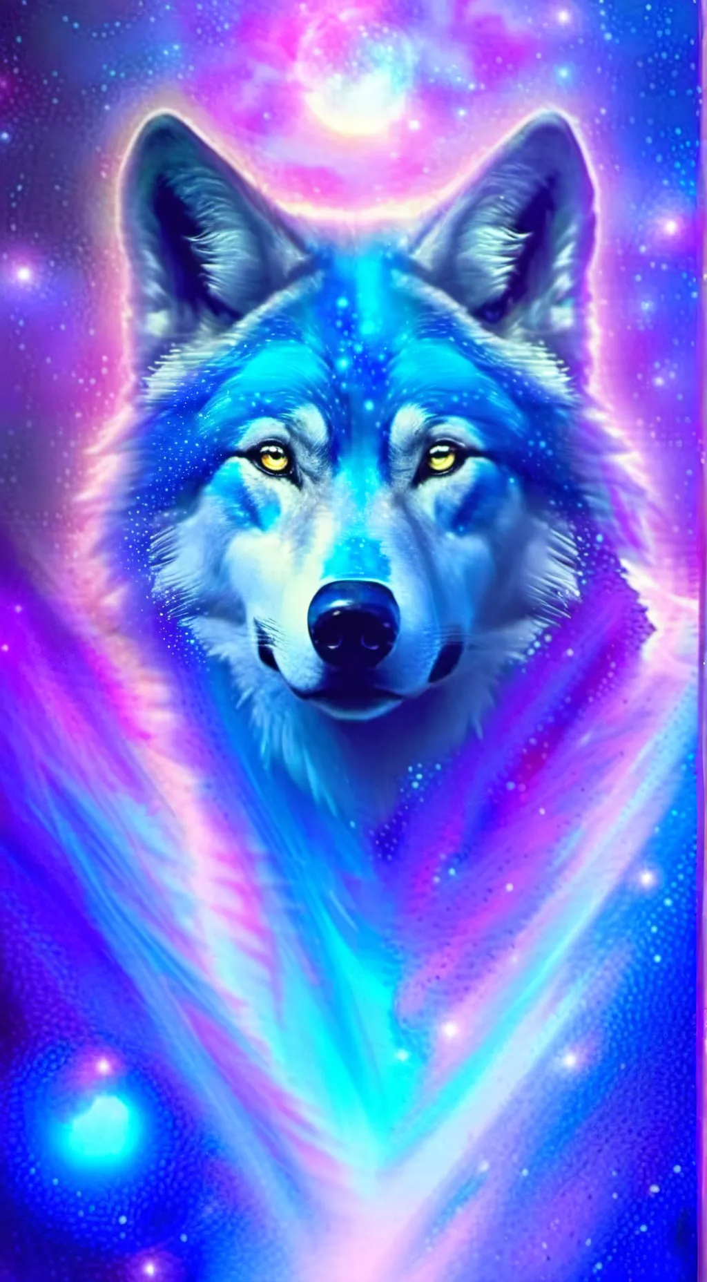 ai character: nice wolf background