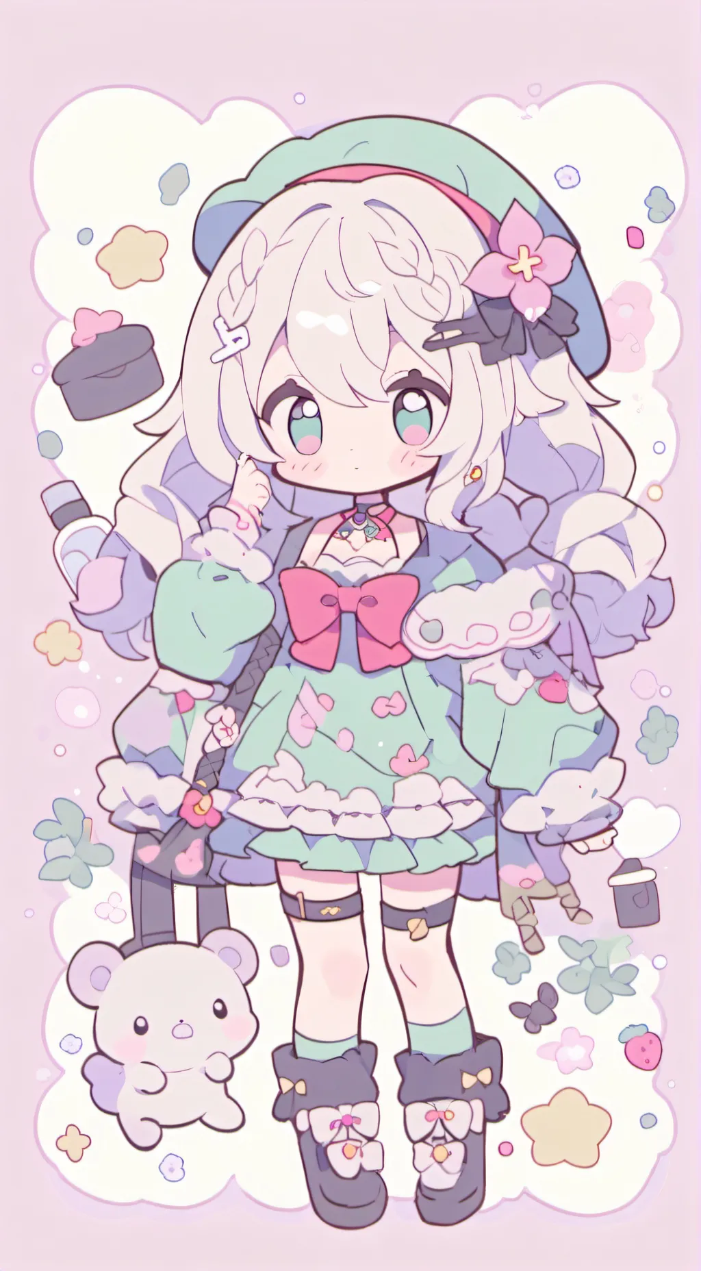 ai character: Nicole background