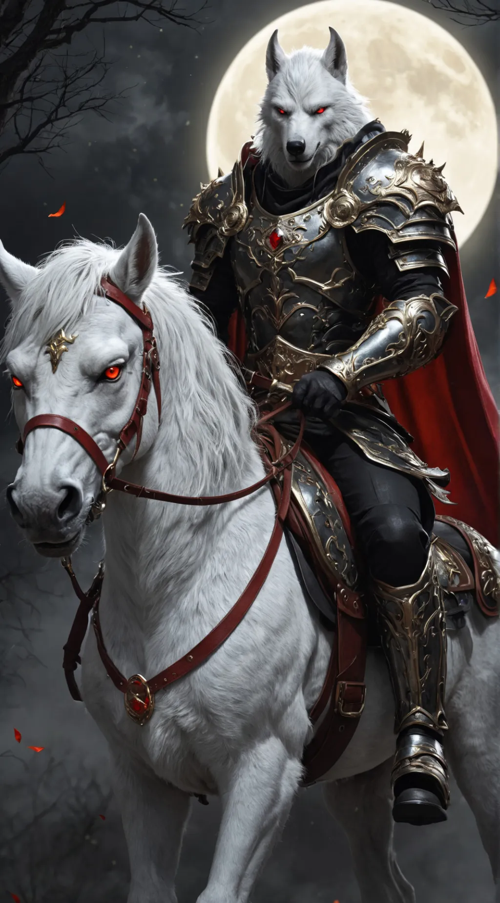 ai character: Kenric Bloodmoon background