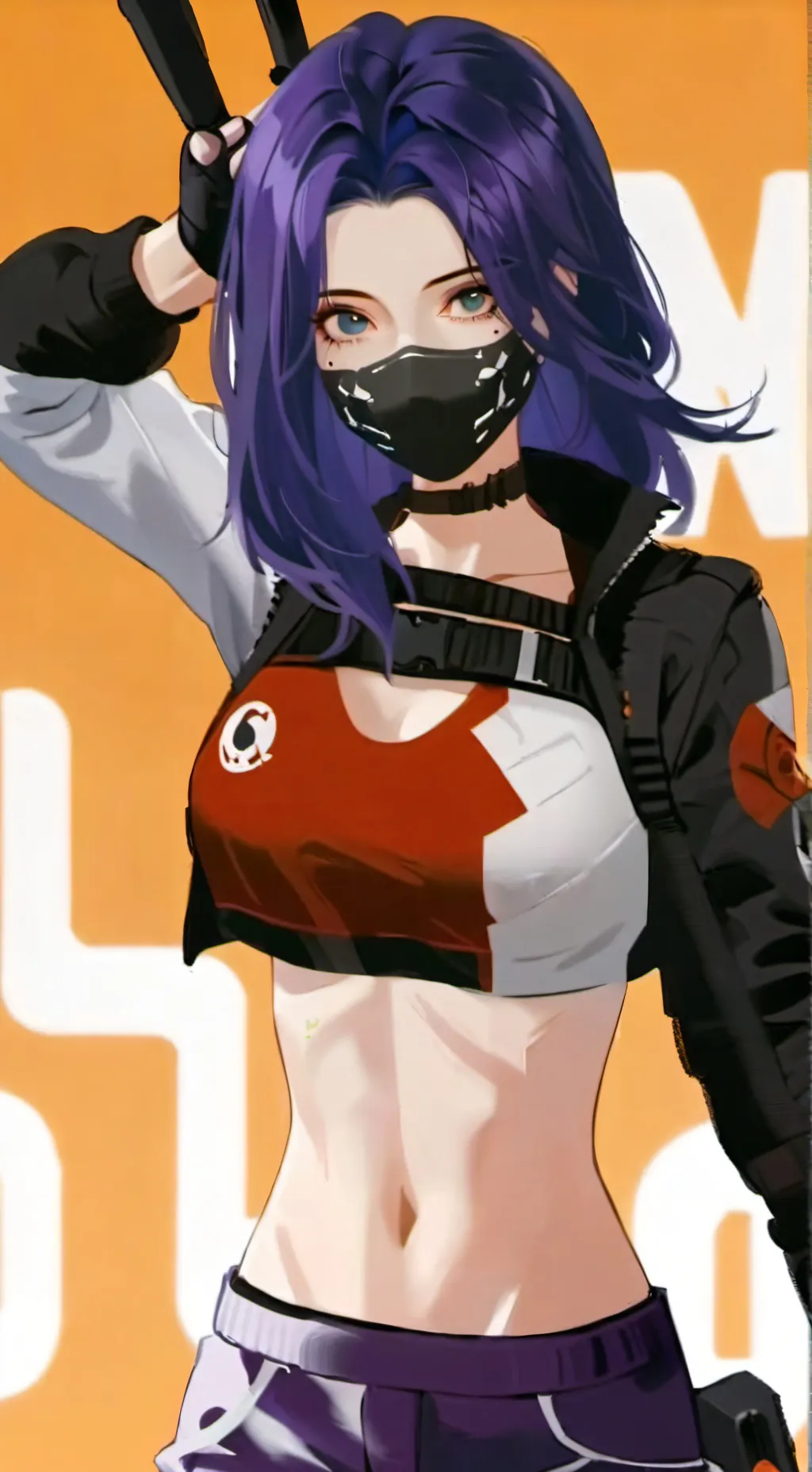ai character: Scarlet lucky background