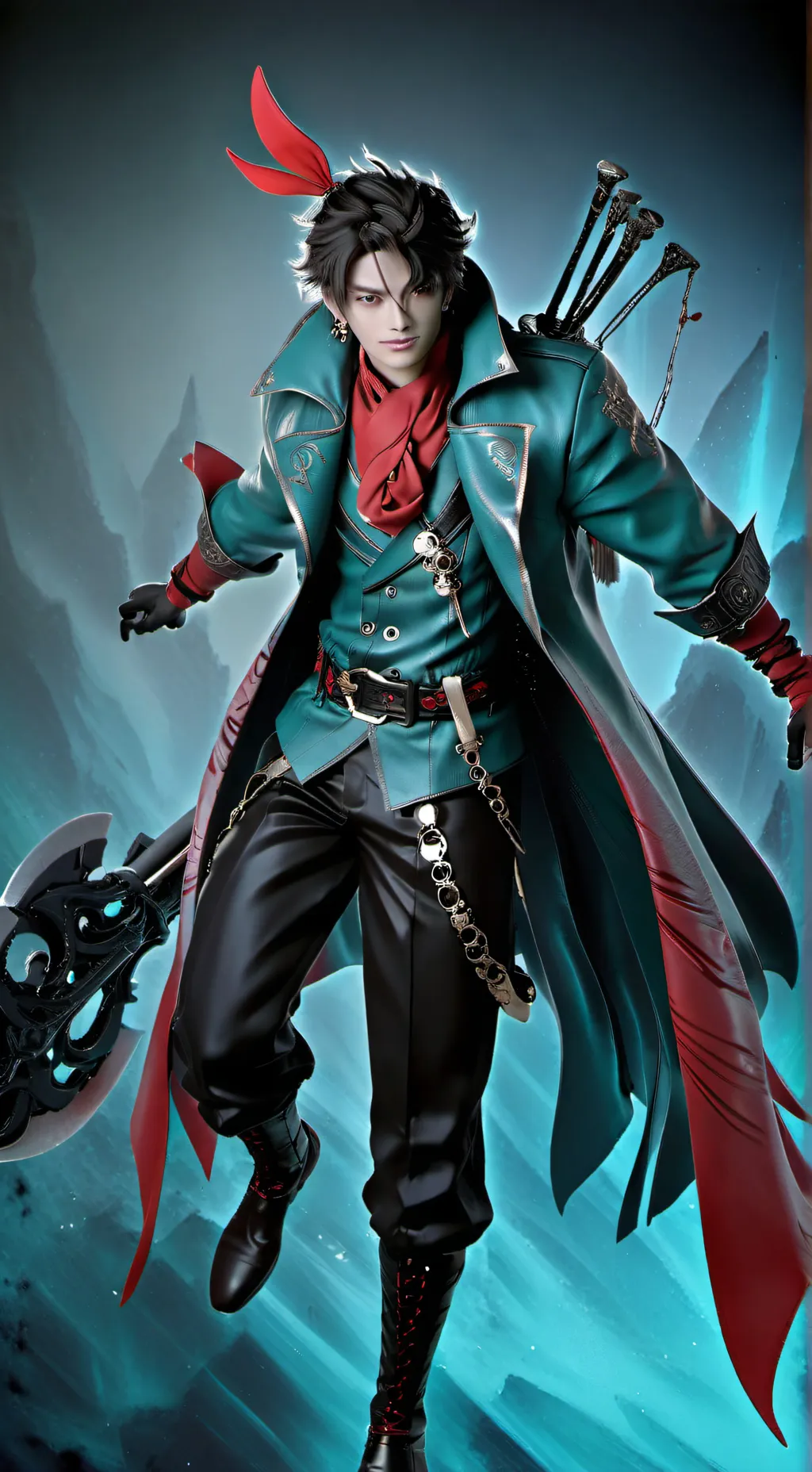 ai character: Arthur  background