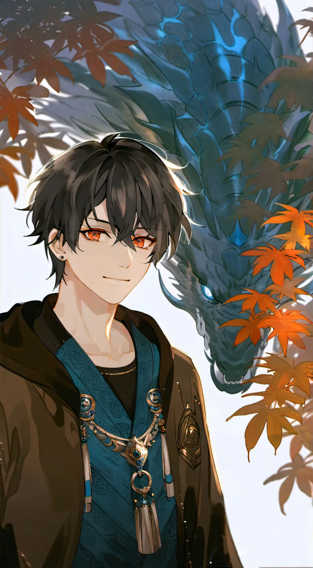 ai character: Materia background
