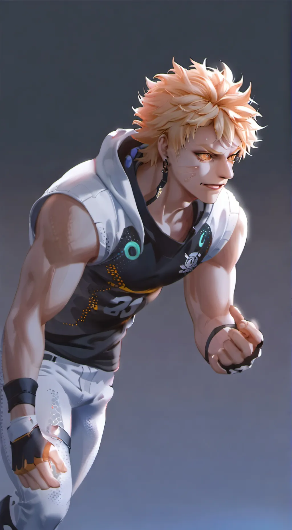 ai character: bakugo x t/n background
