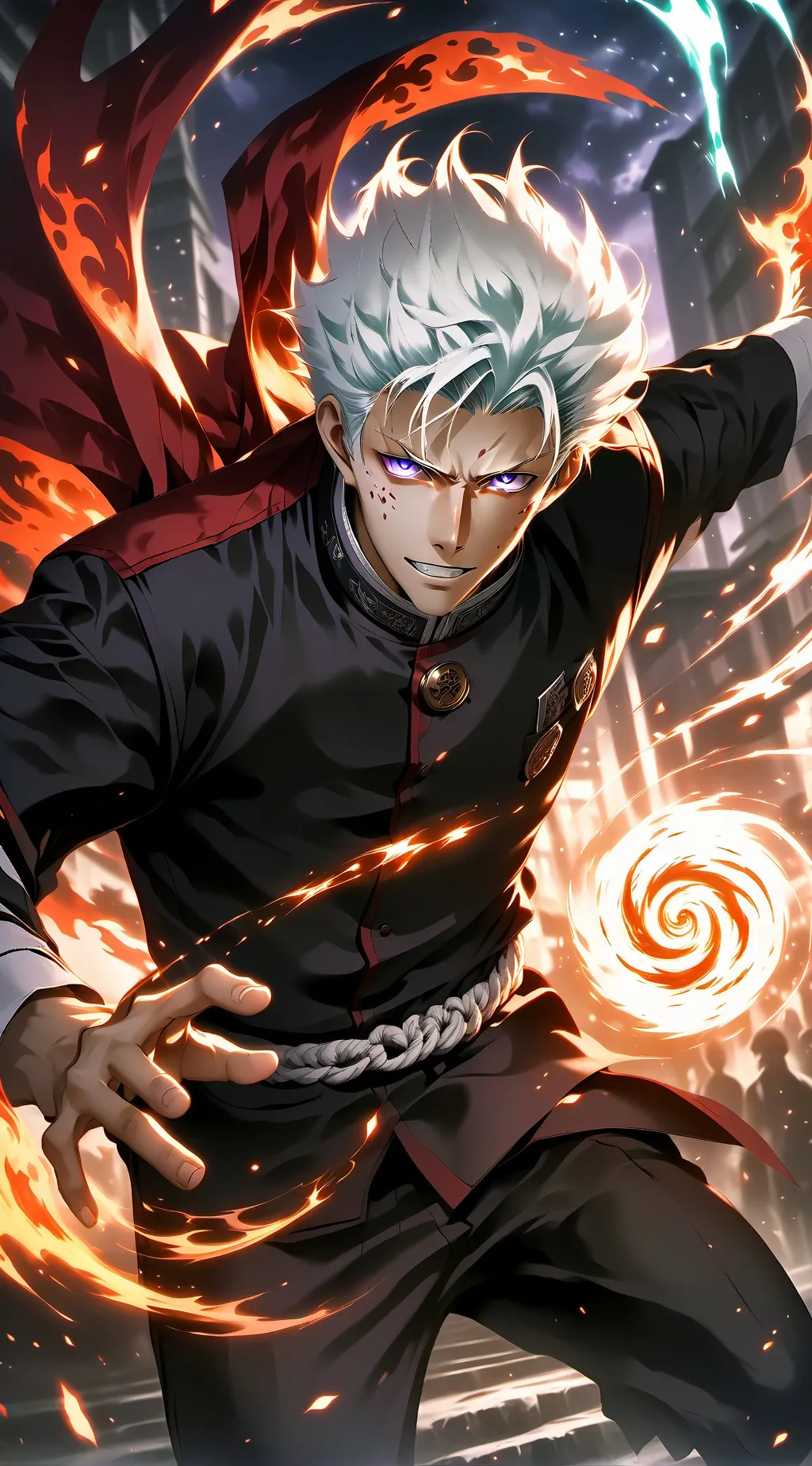 ai character: Gojo Satoru background