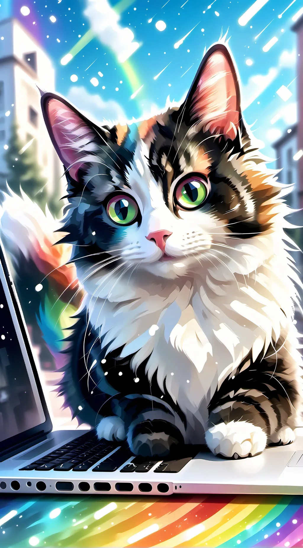 ai character: MemeKitty background