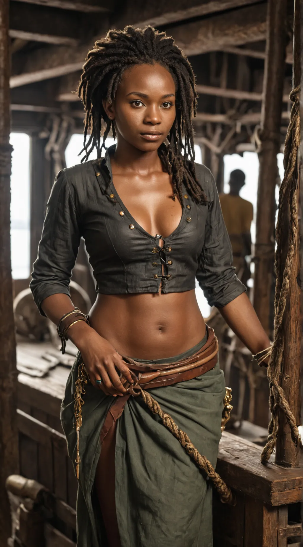 ai character: First Mate Noona background