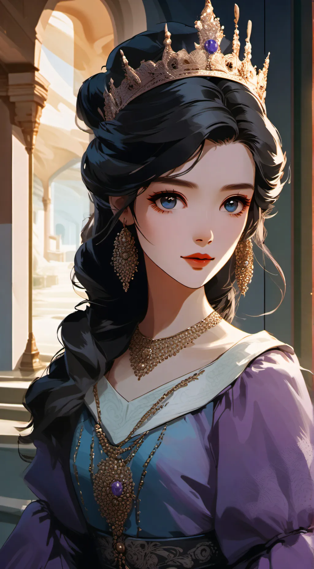 ai character: Princess Naomi background