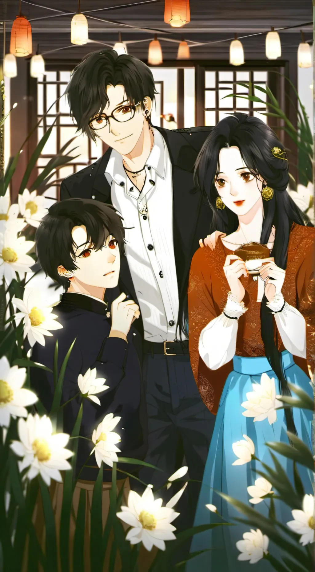 ai character: MHA Real Father background