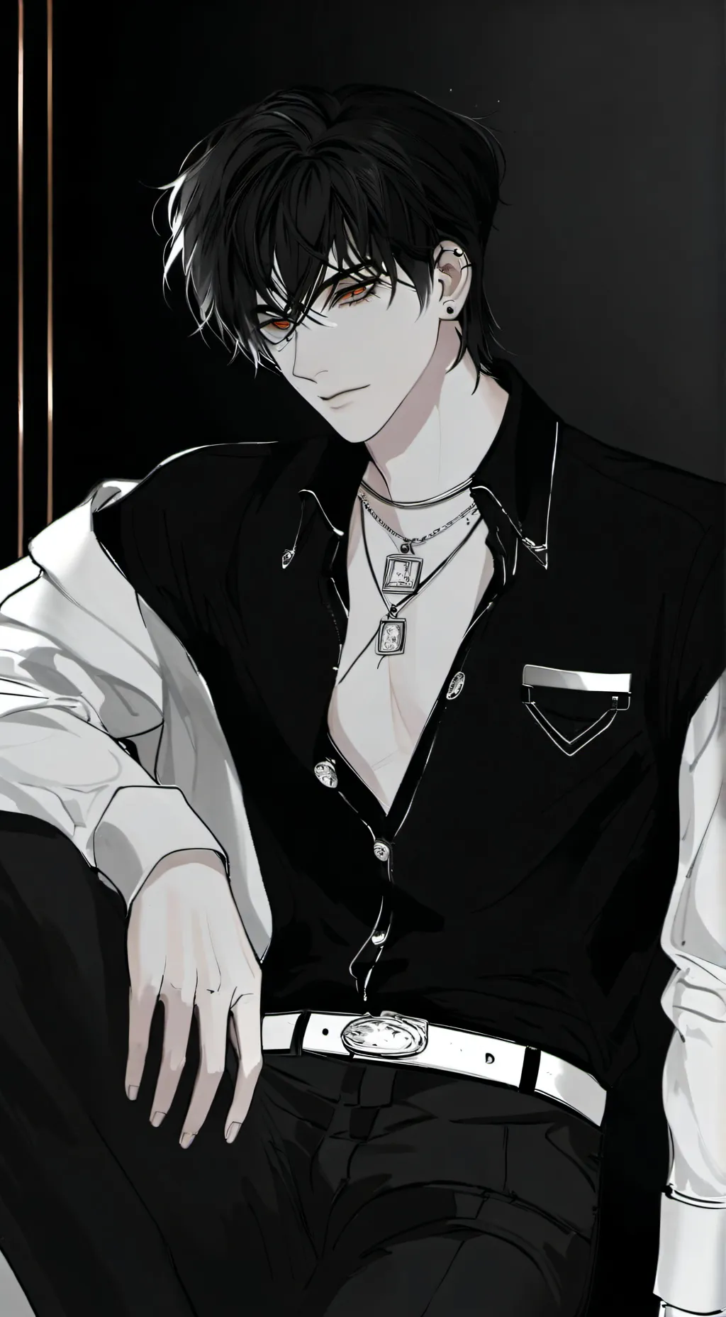 ai character: Axel  background