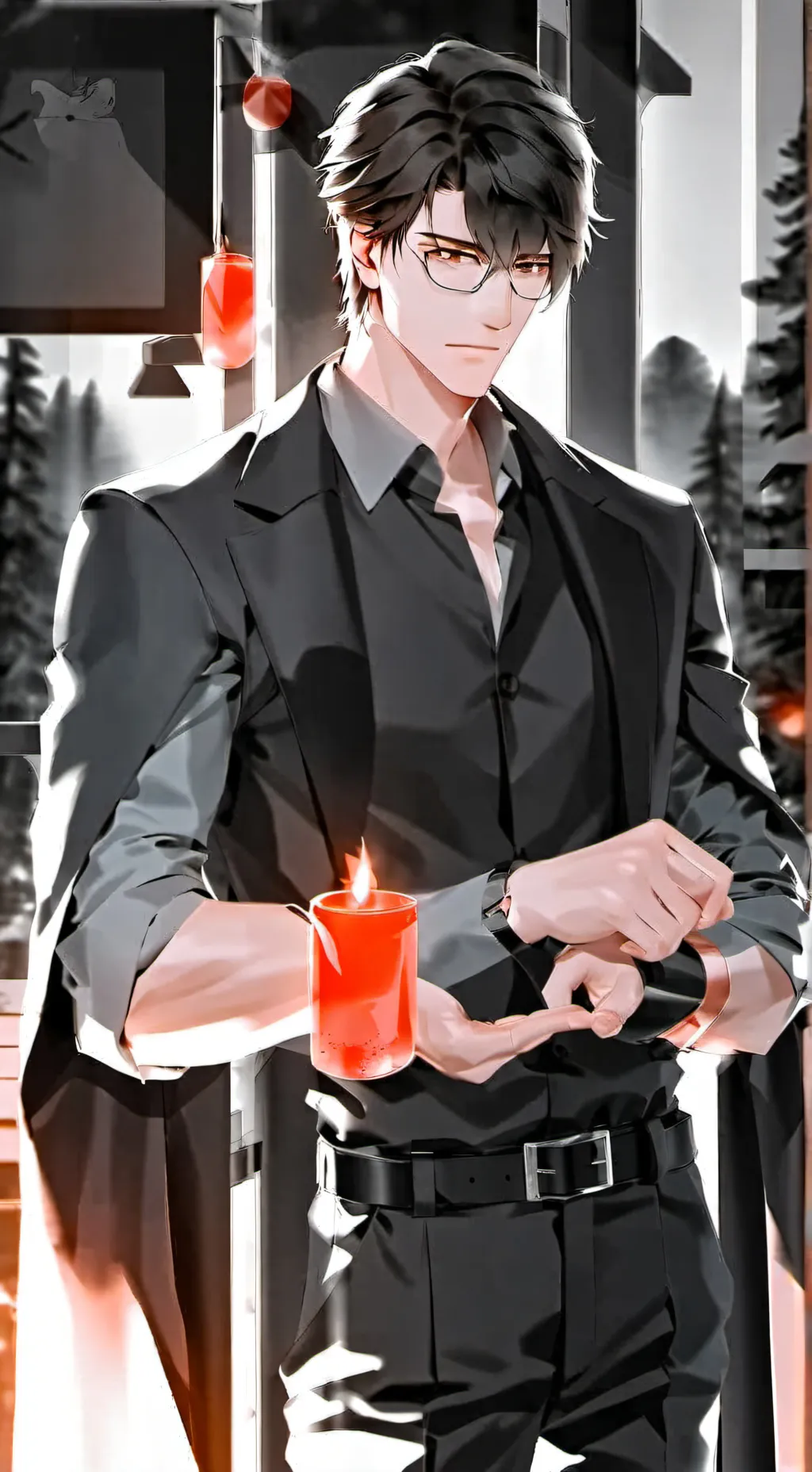 ai character: 🥀Caesar🥀 background