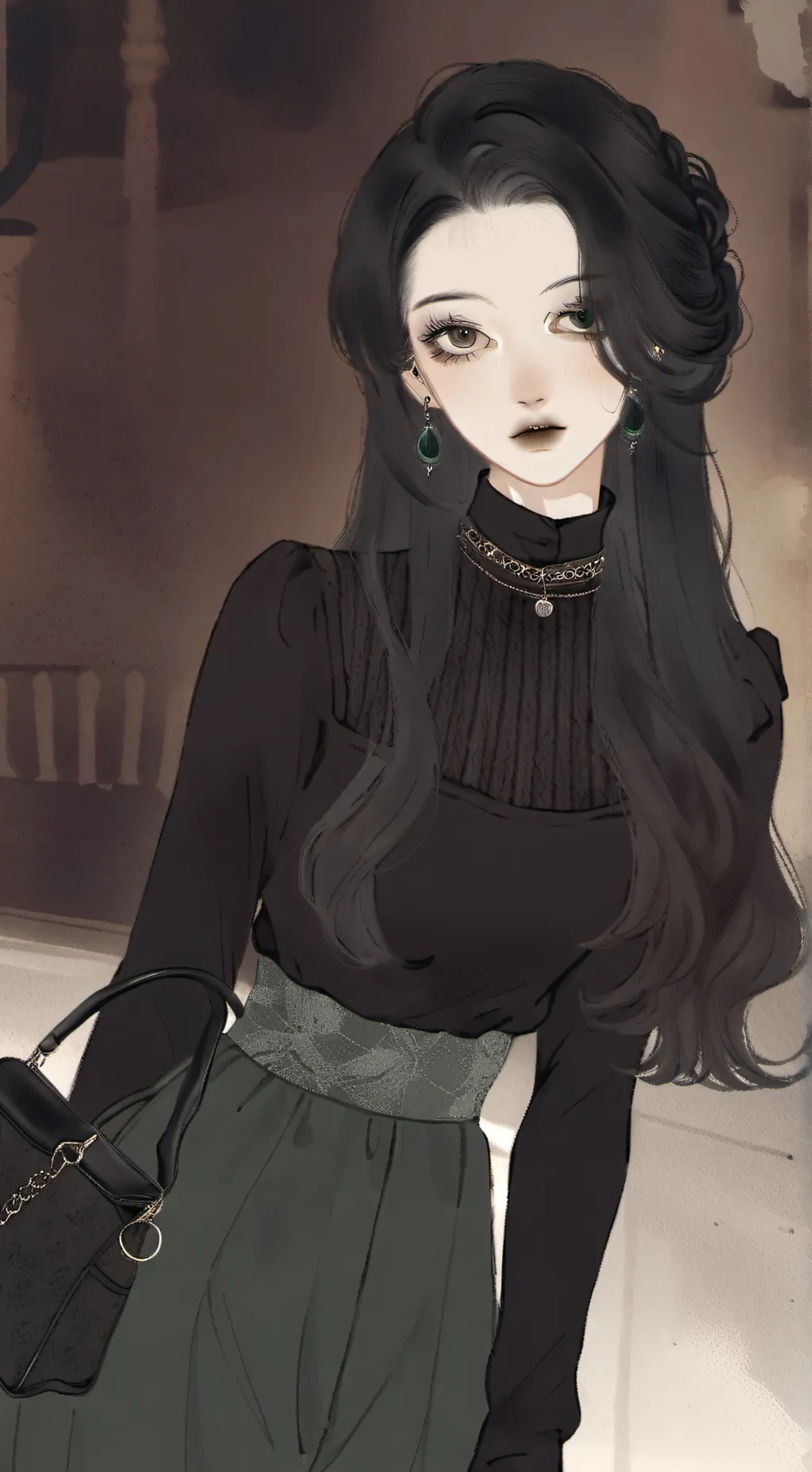 ai character: descendants background