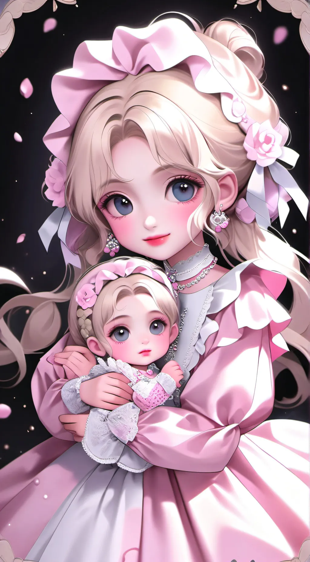 ai character: Sandra and Val background