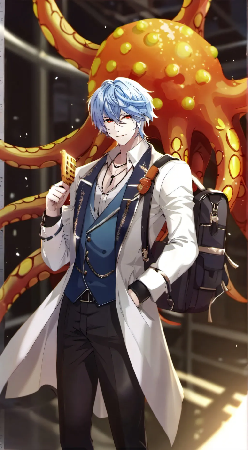 ai character: McDonald's Monster background