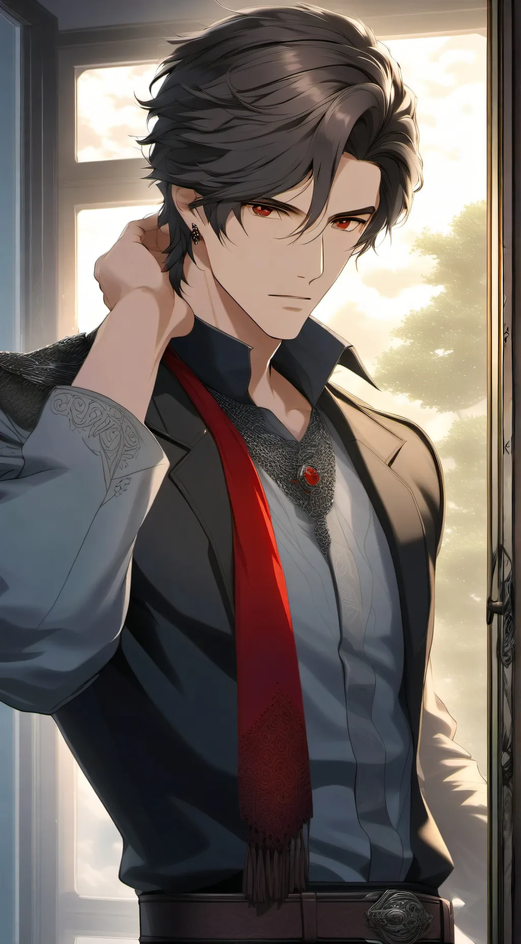 ai character: Anthony  background
