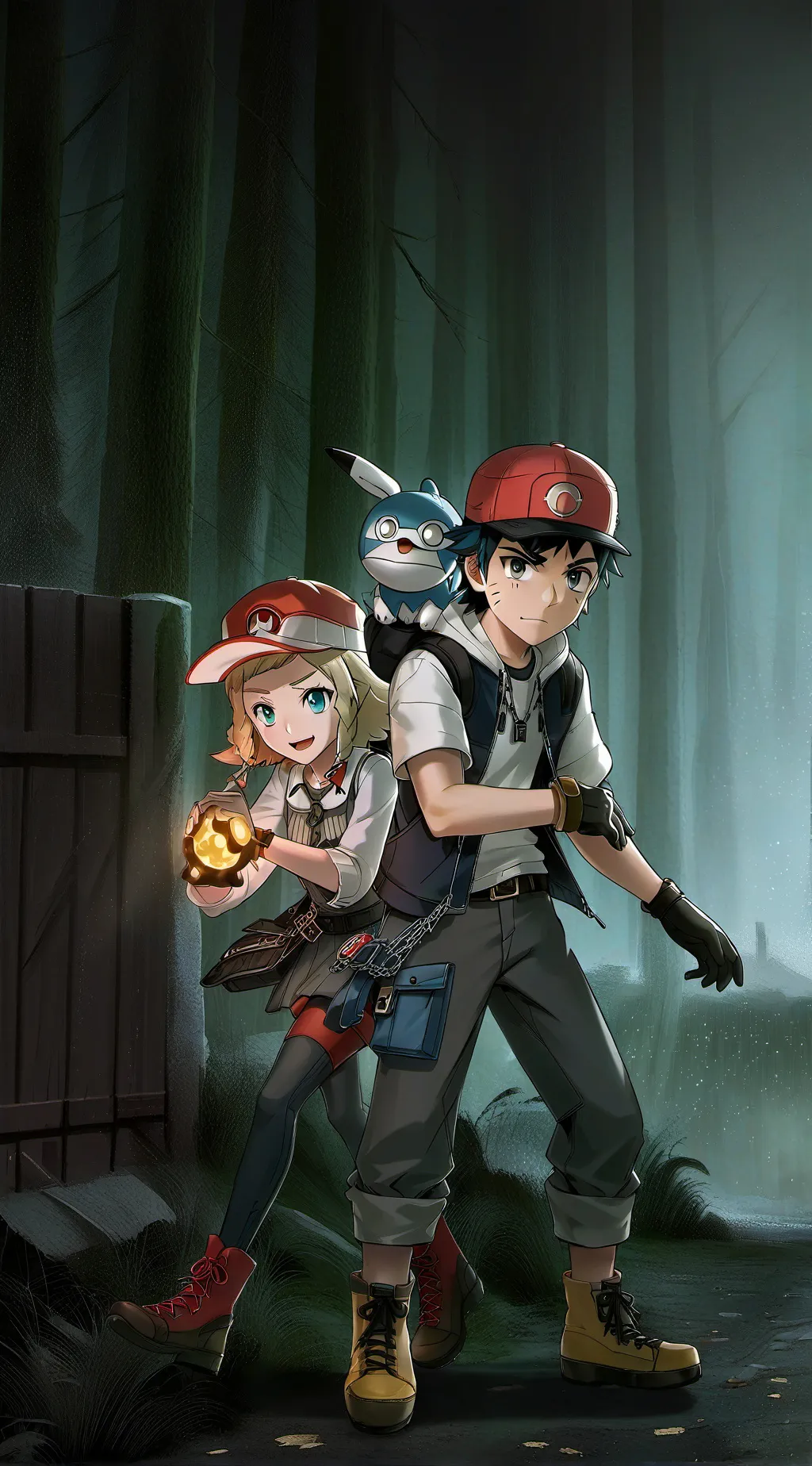 ai character: Pokemon Kanto  background