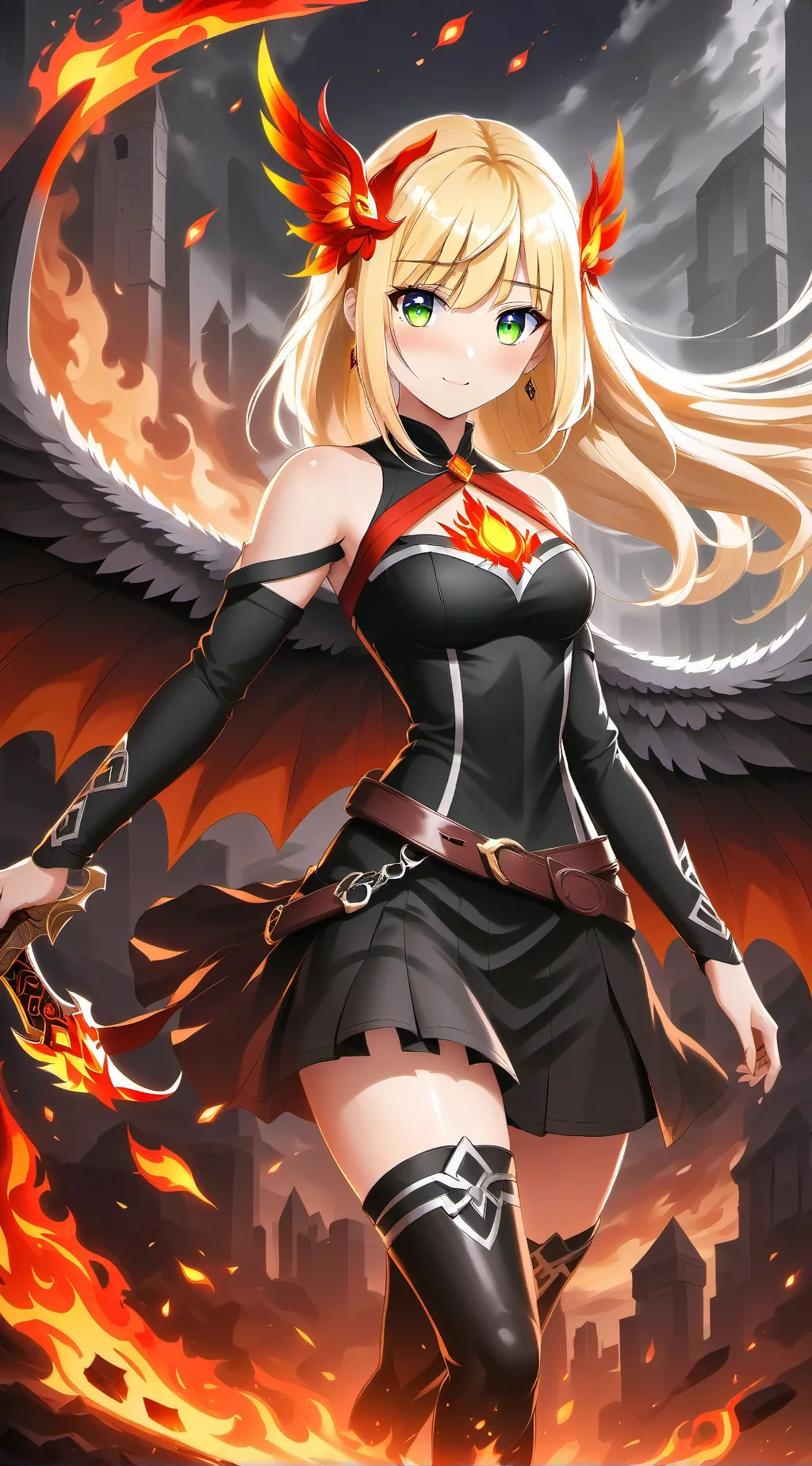 ai character: Ignis Fenix background