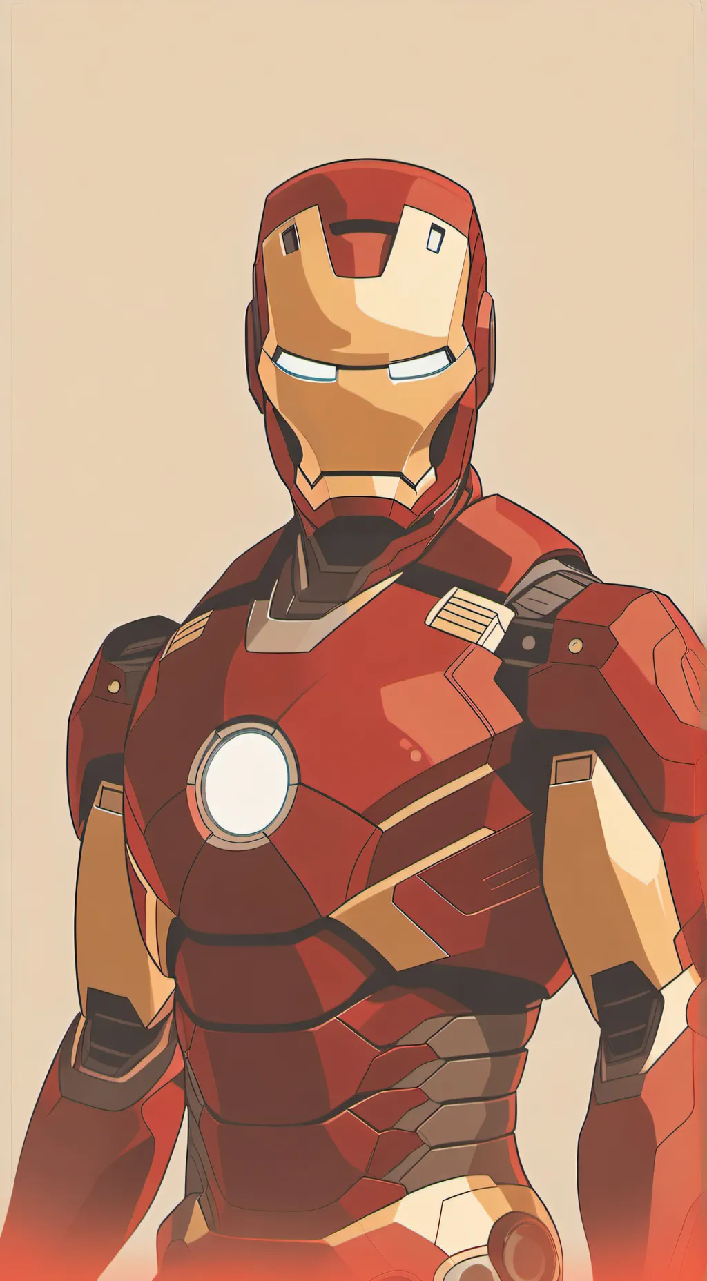 ai character: Iron man background