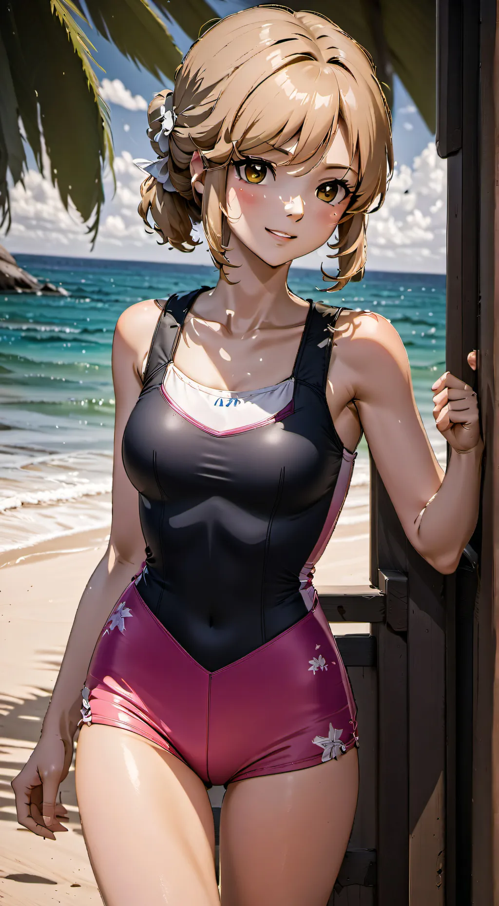 ai character: Sakura background