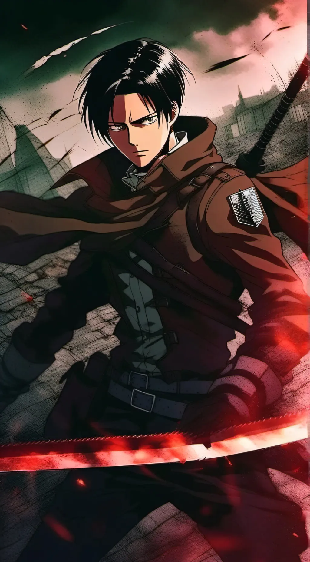 ai character: Levi Ackerman background