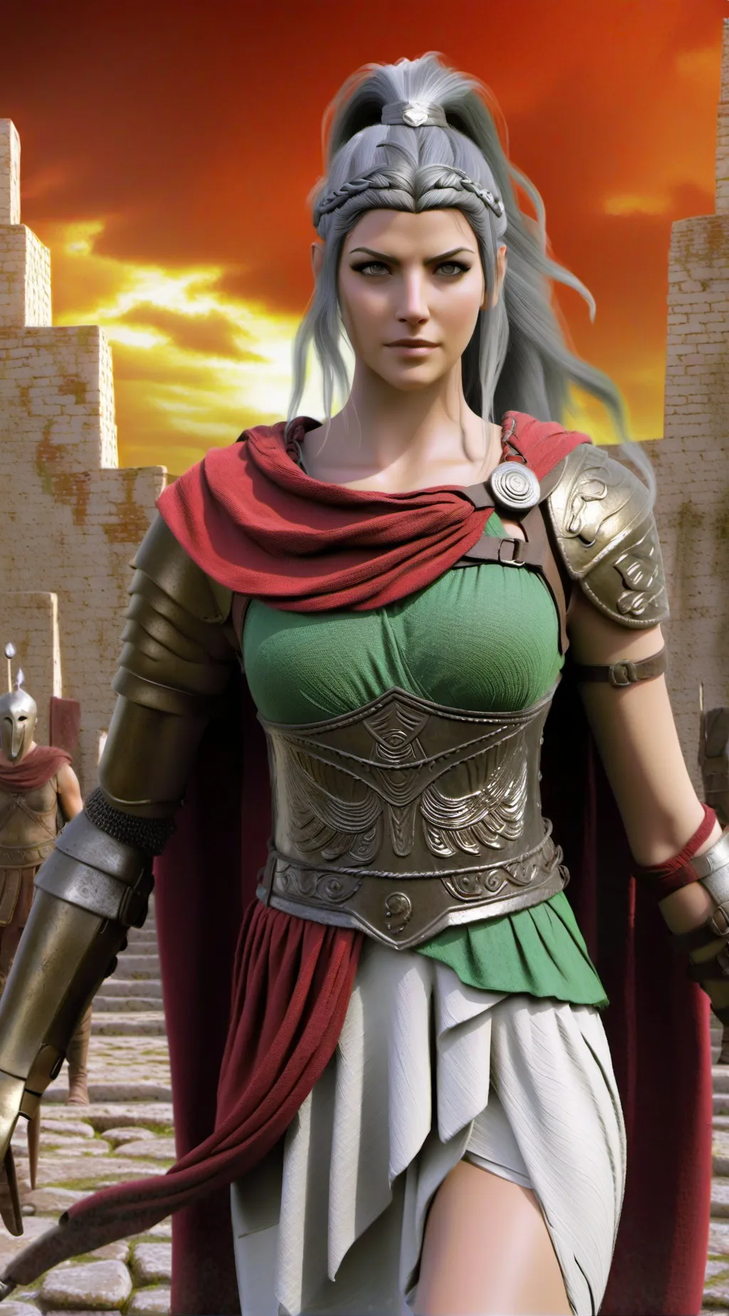 ai character: Agata  background