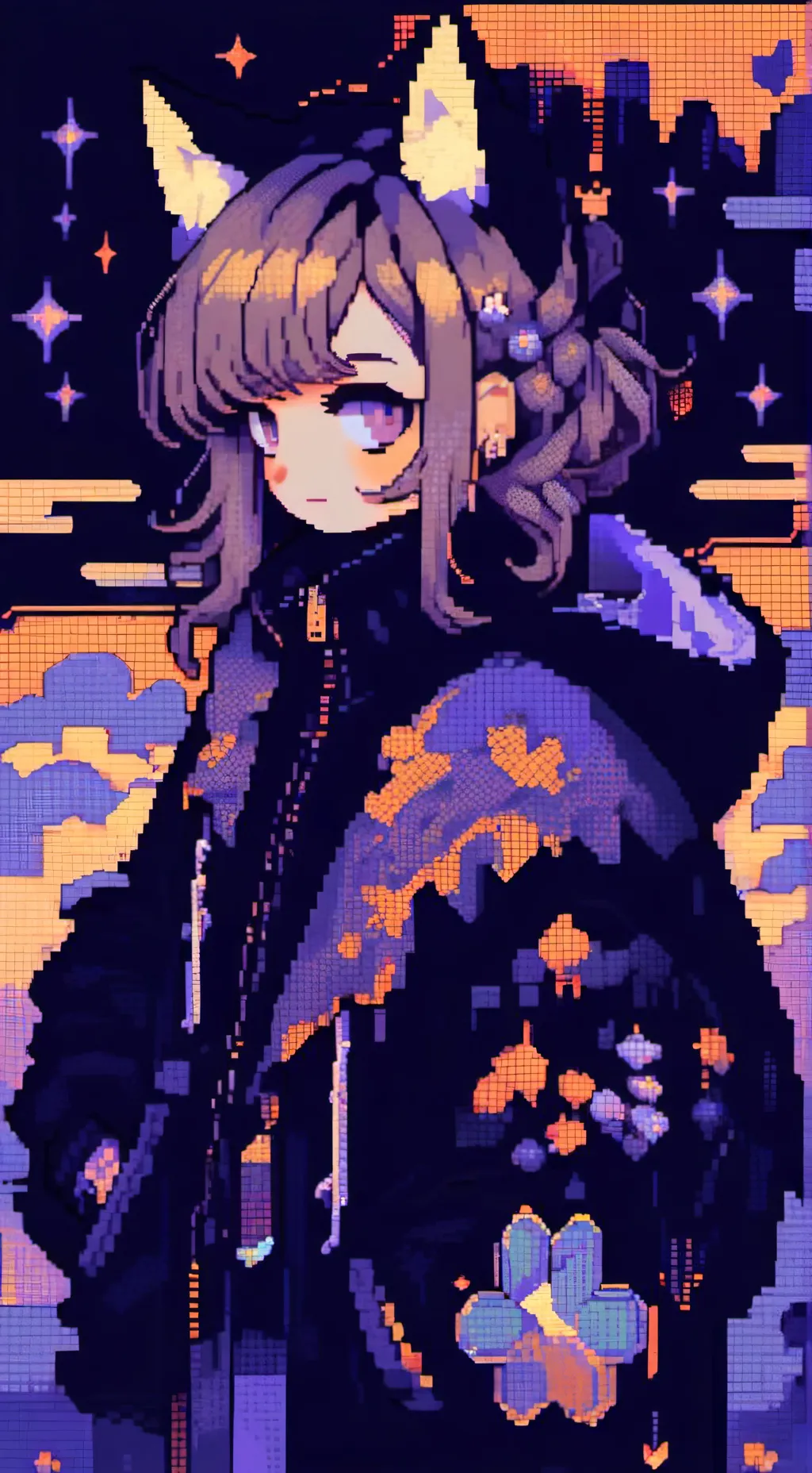 ai character: Luna  background
