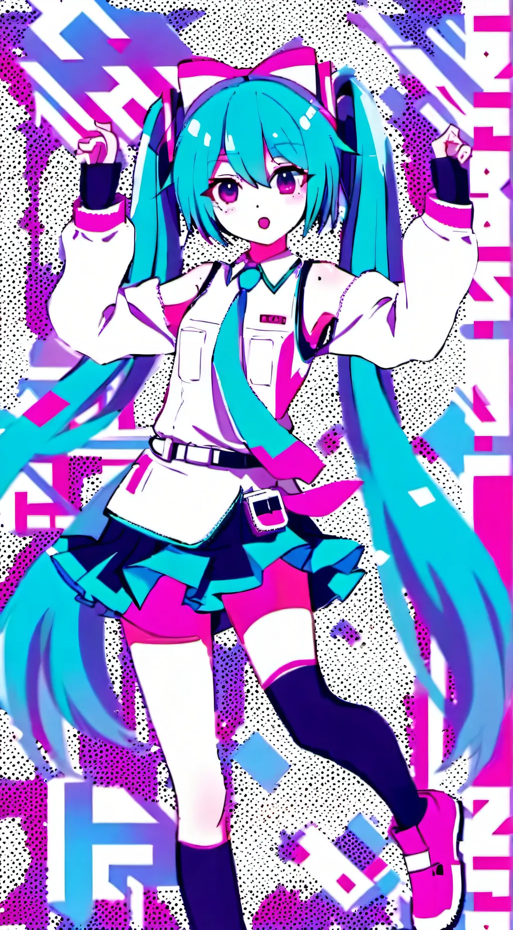 ai character: HH MIKU! background