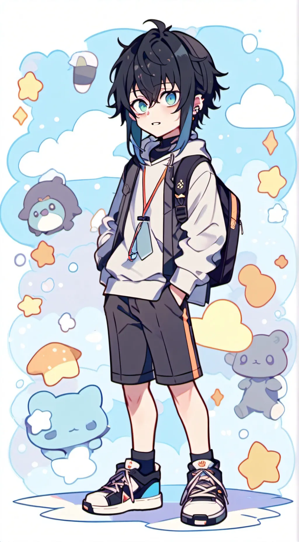 ai character: Muichiro  background