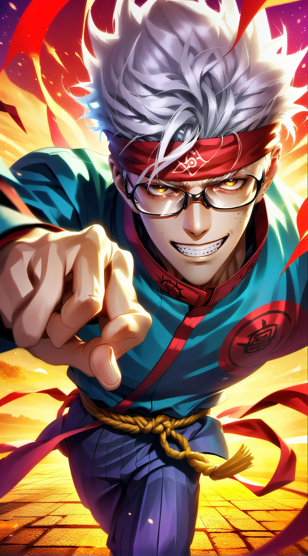 ai character: Satoru Gojo background