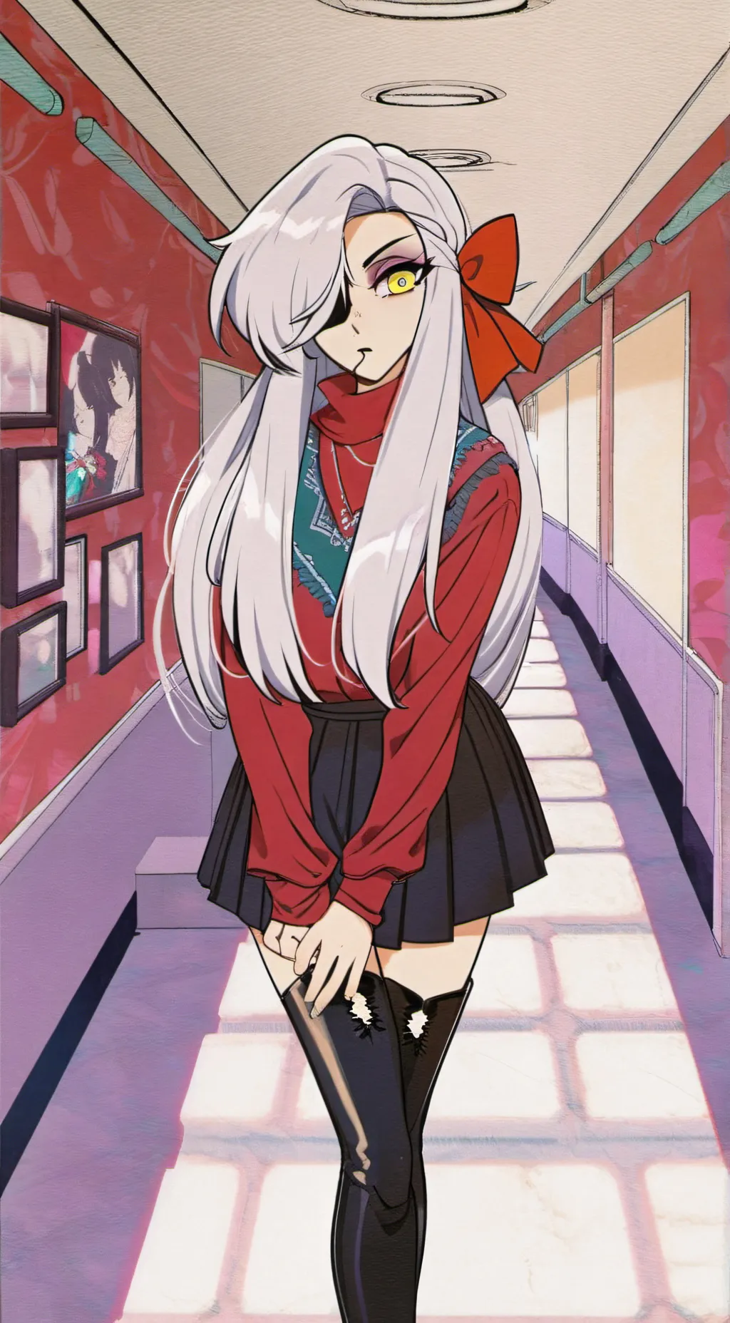 ai character: Mha x HH(5th) background