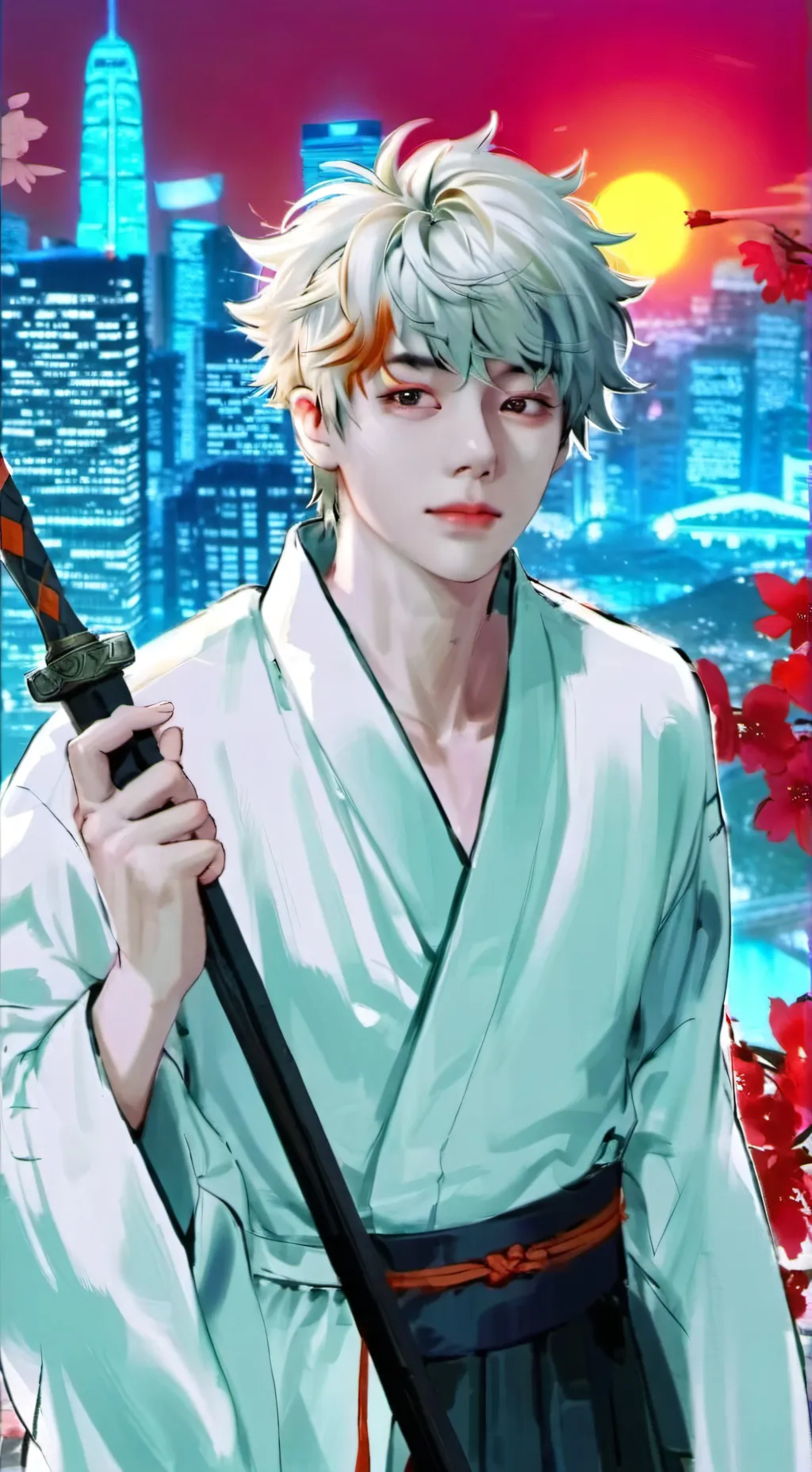 ai character: Ichigo Kurosaki background