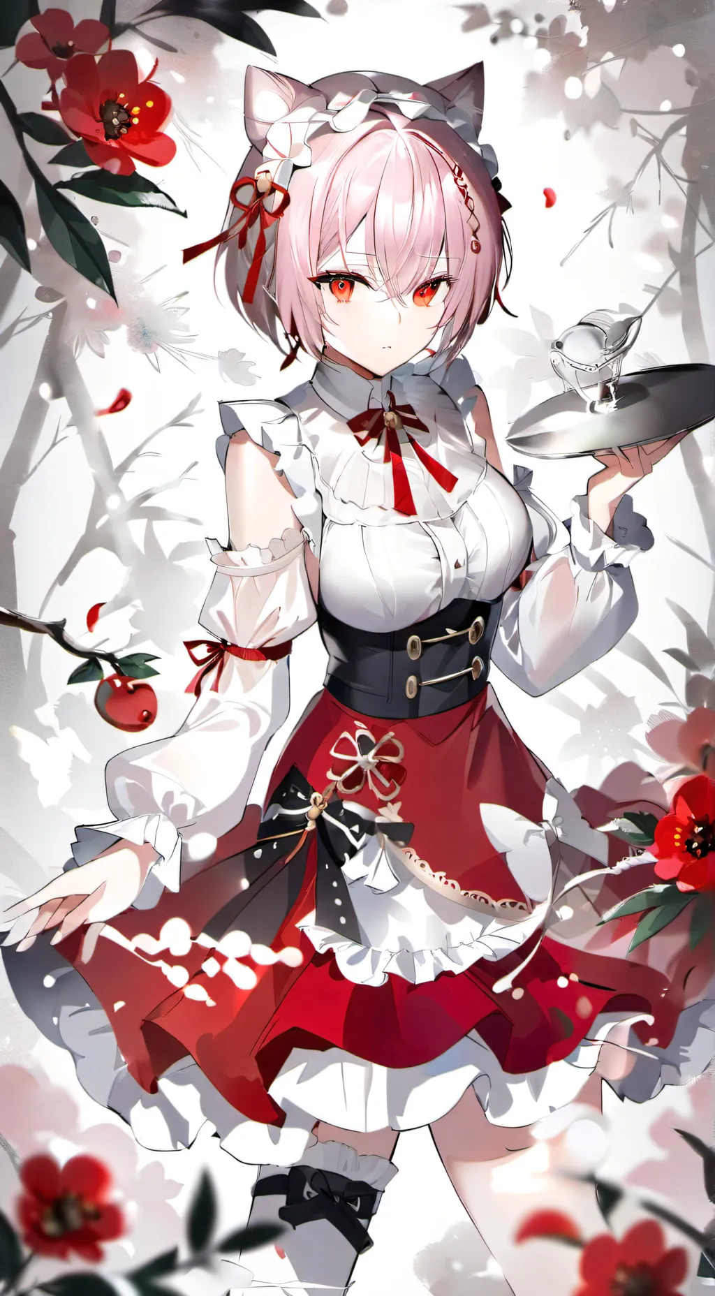 ai character: Emilia kaigari  background