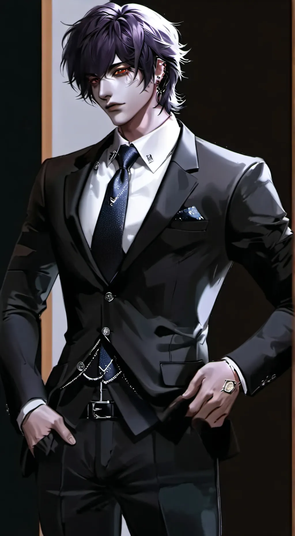 ai character: Benson  background