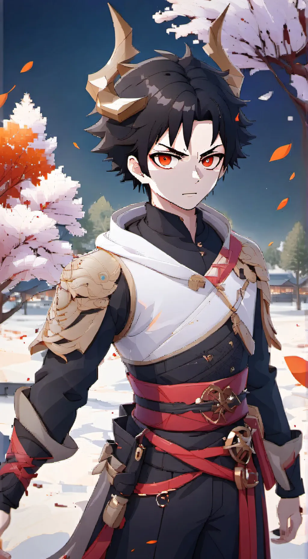 ai character: fire force  background
