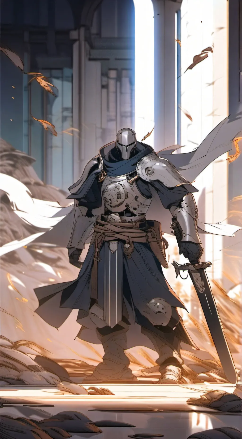 ai character: Knight background