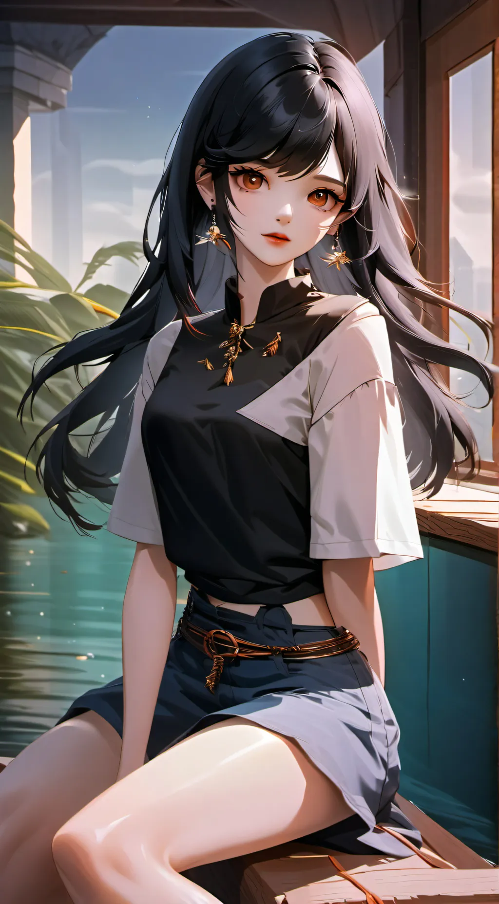 ai character: Girlfriend  background
