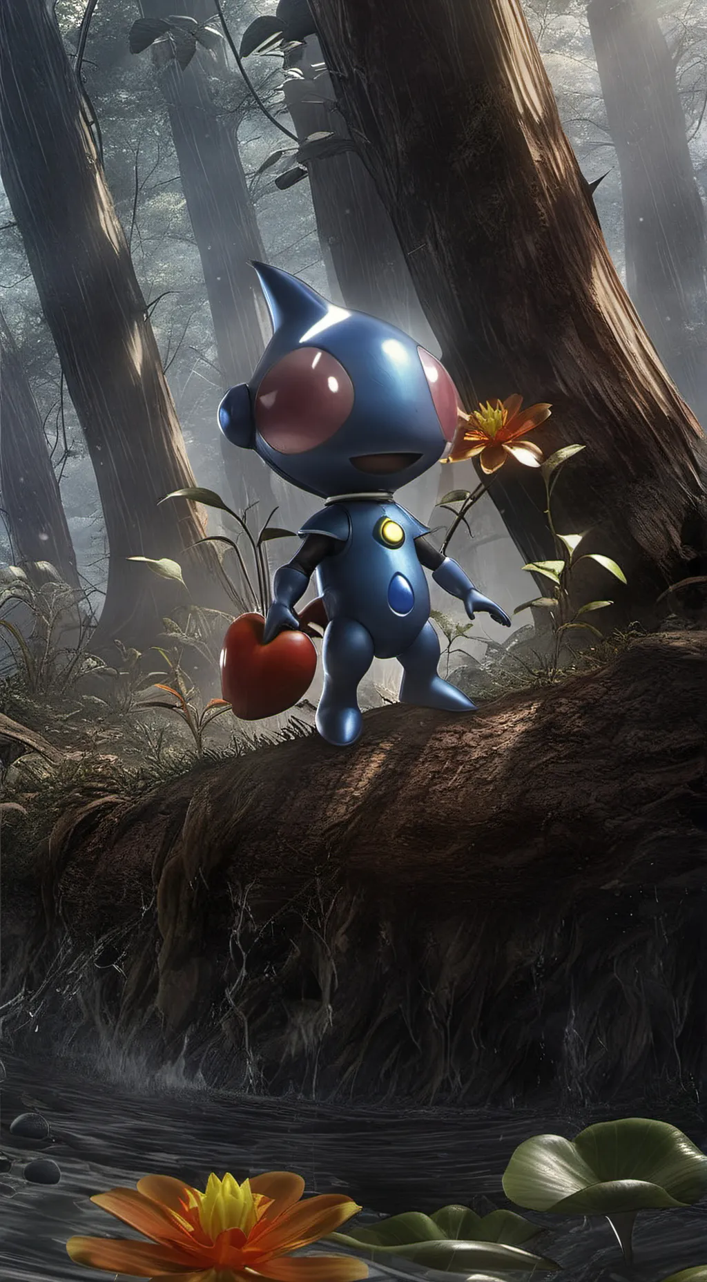 ai character: oh no. background