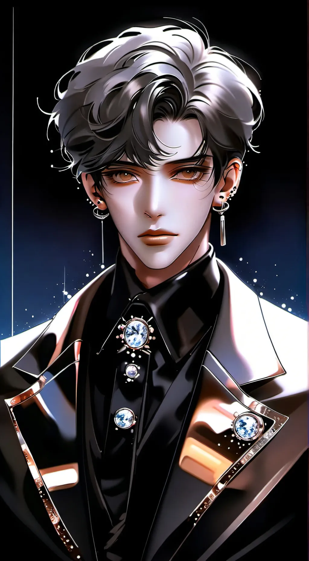 ai character: 🕸Zephyr Black  background