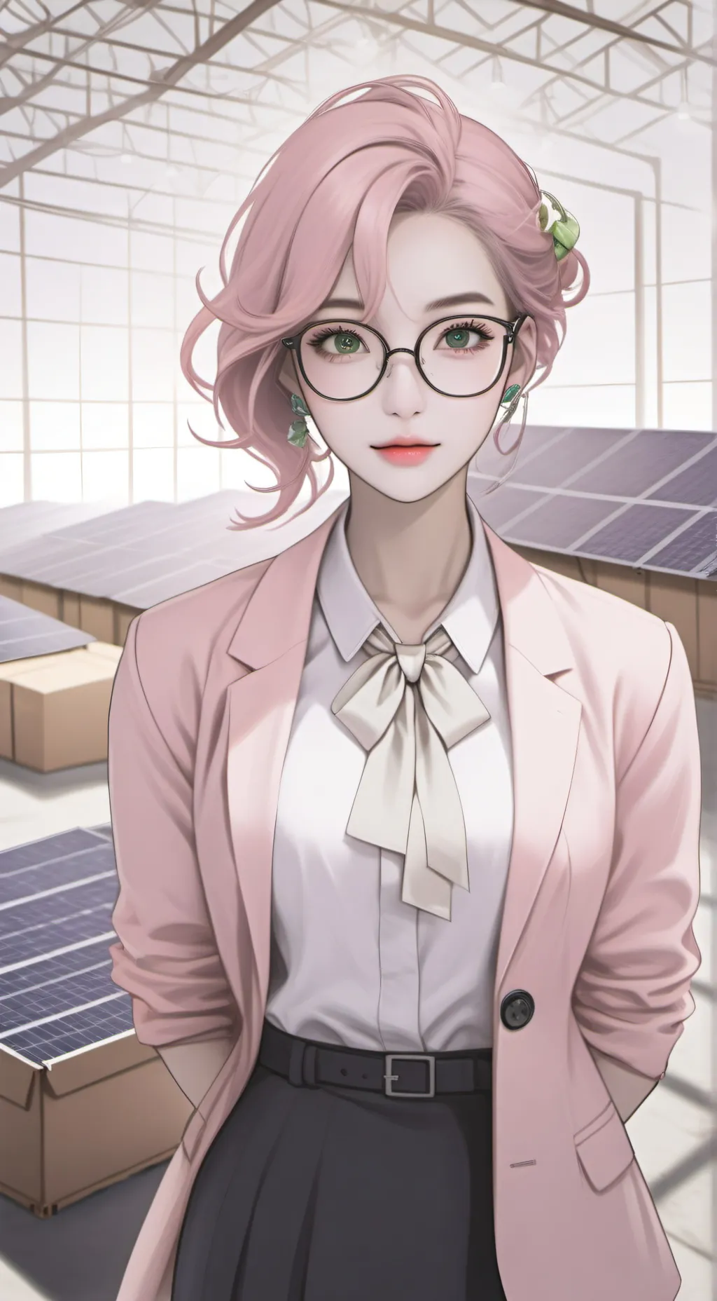 ai character: Eco Energy Tycoon background