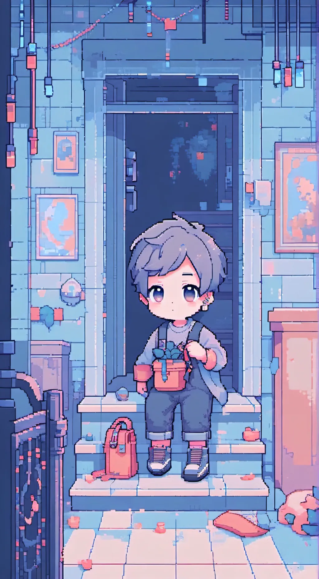 ai character: Theo background