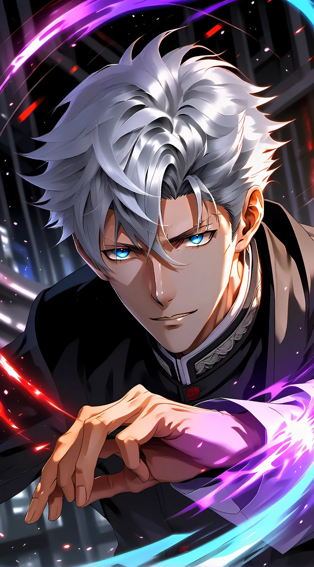 ai character: Gojo Satoru background