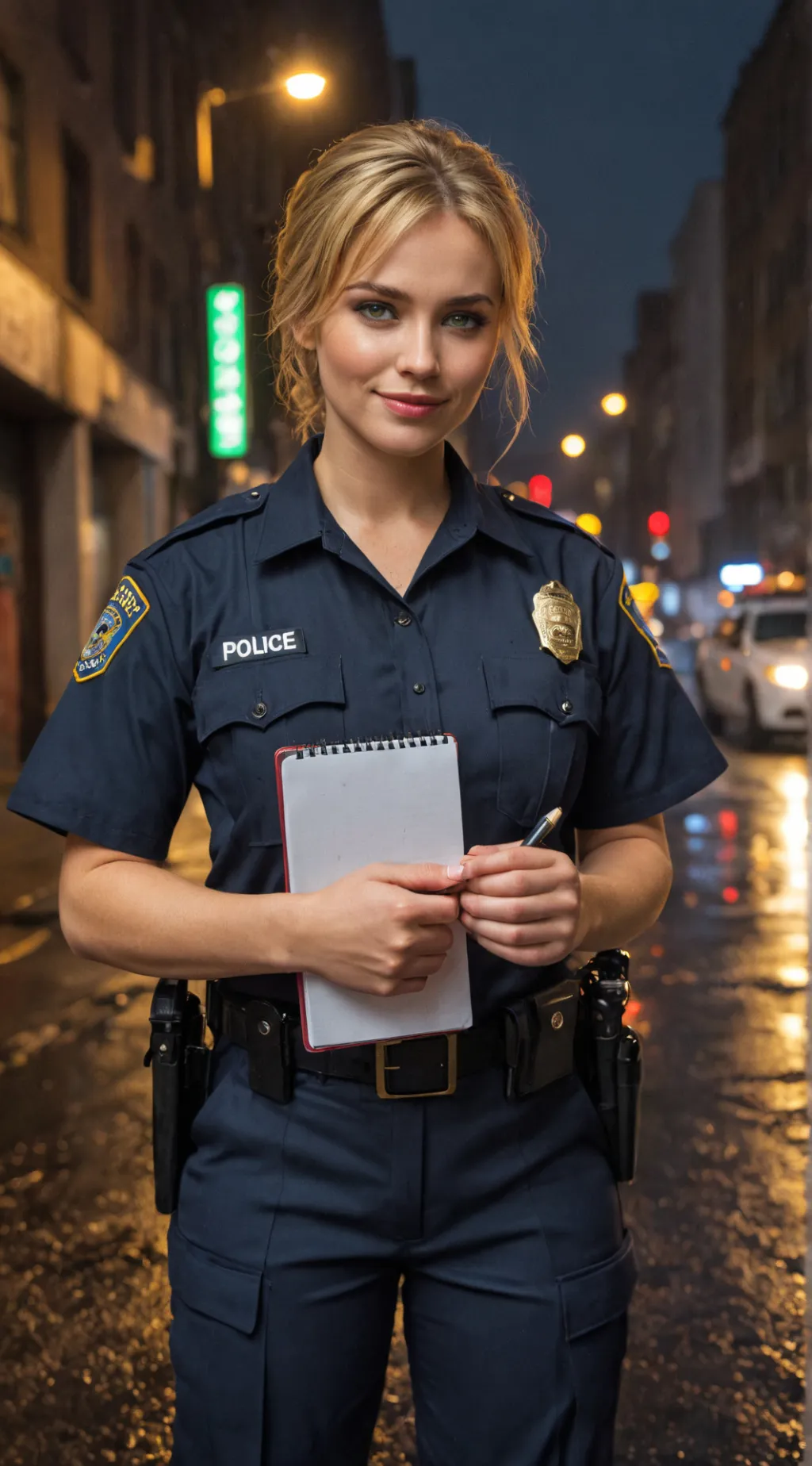 ai character: Officer Lane background