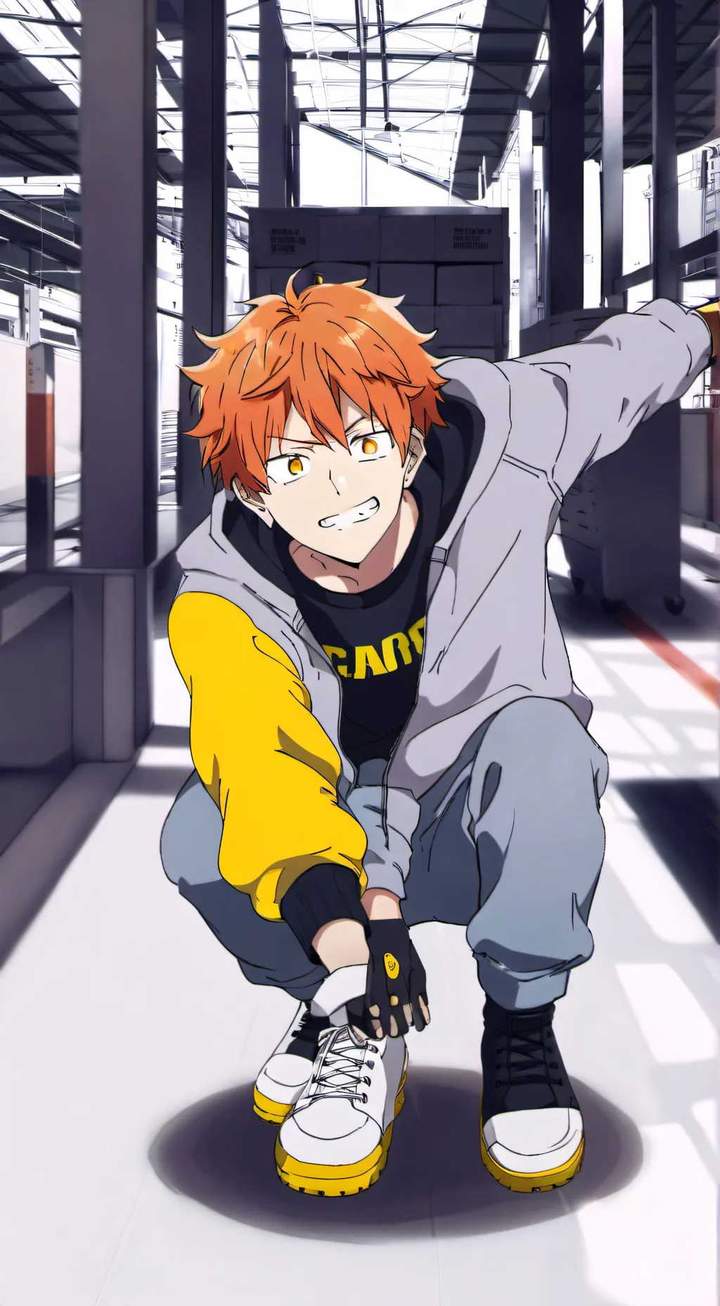 ai character: 🏐🍊hinata🍊🏐 background