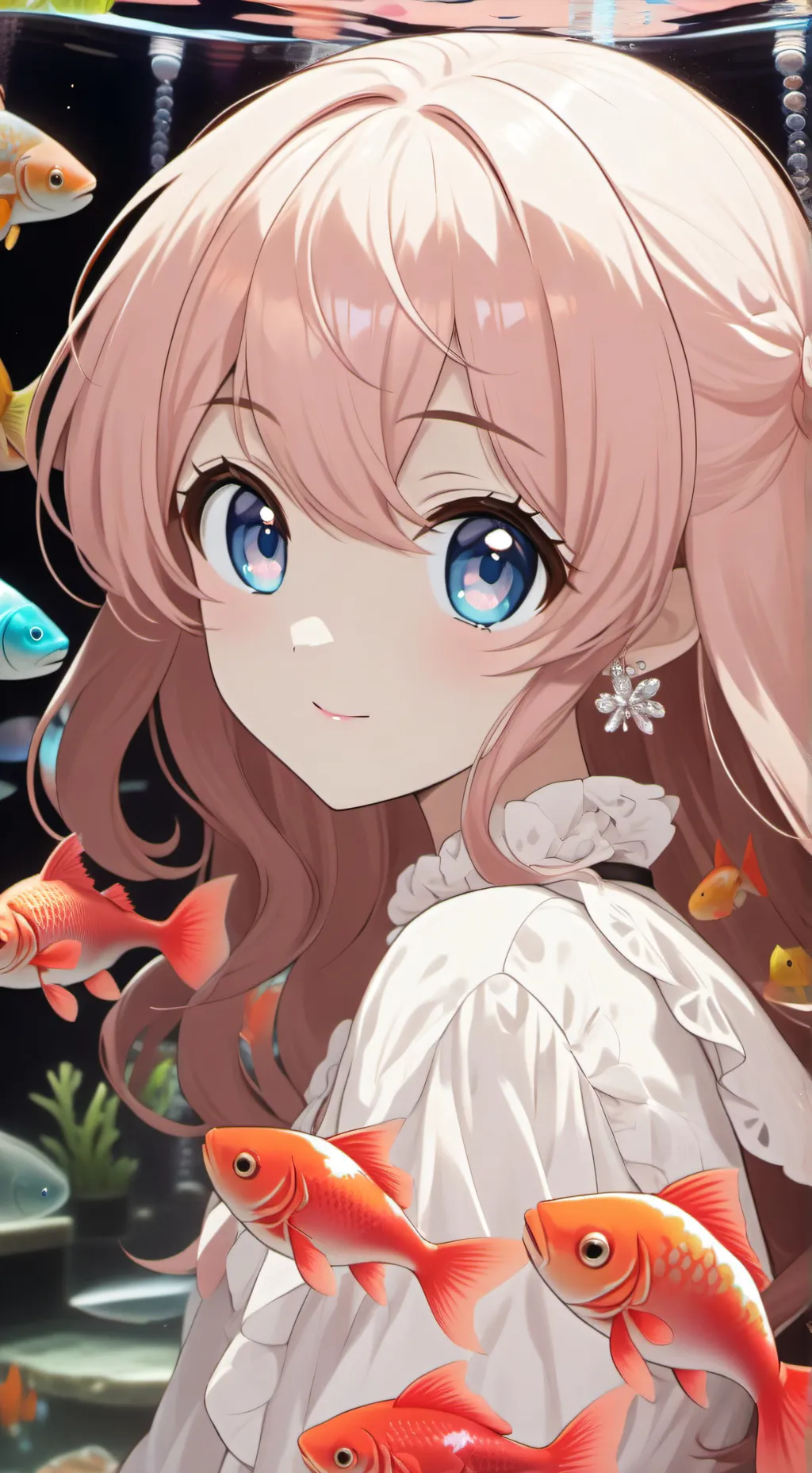 ai character: Luana the Trout Spirit background
