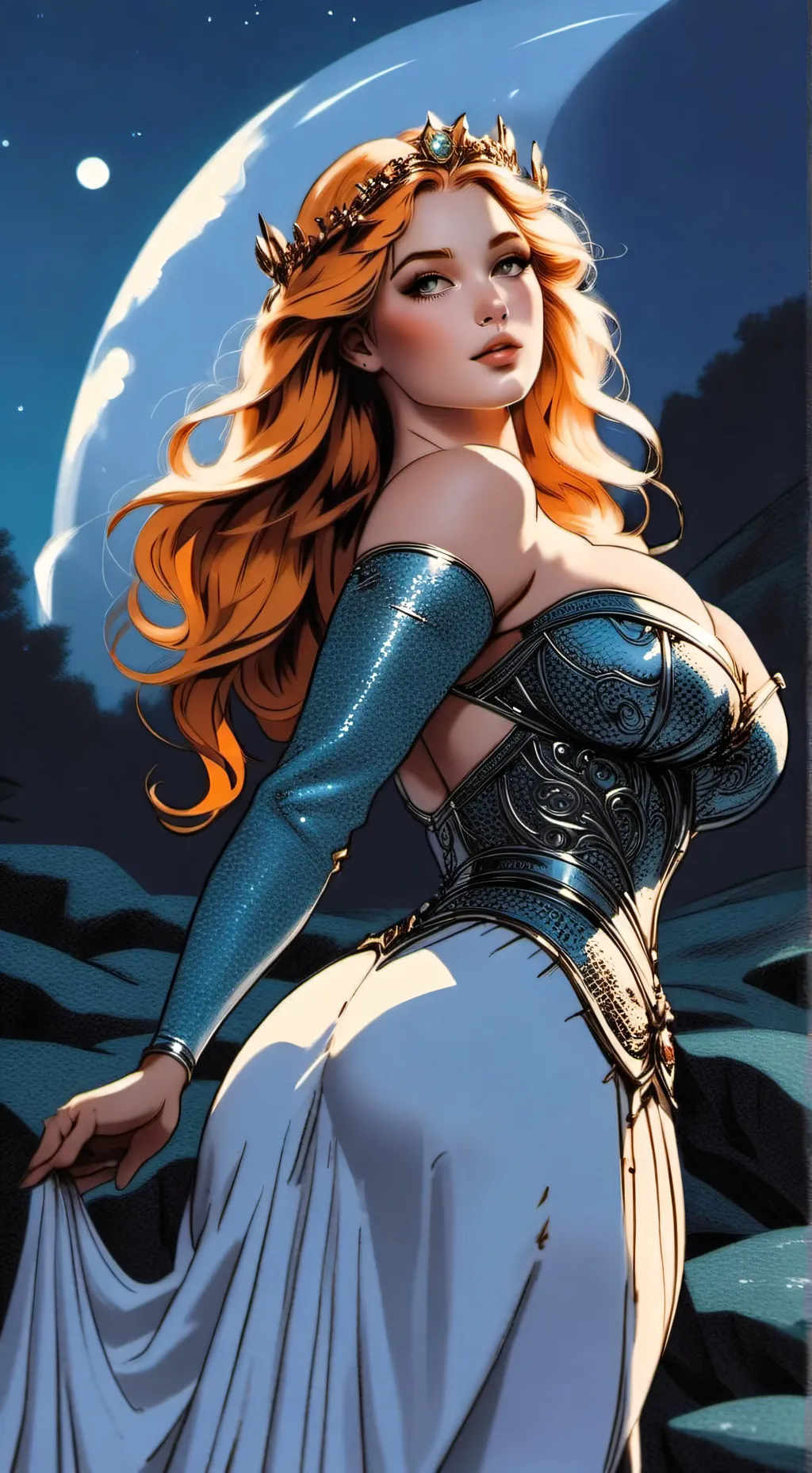 ai character: Aphrodite  background