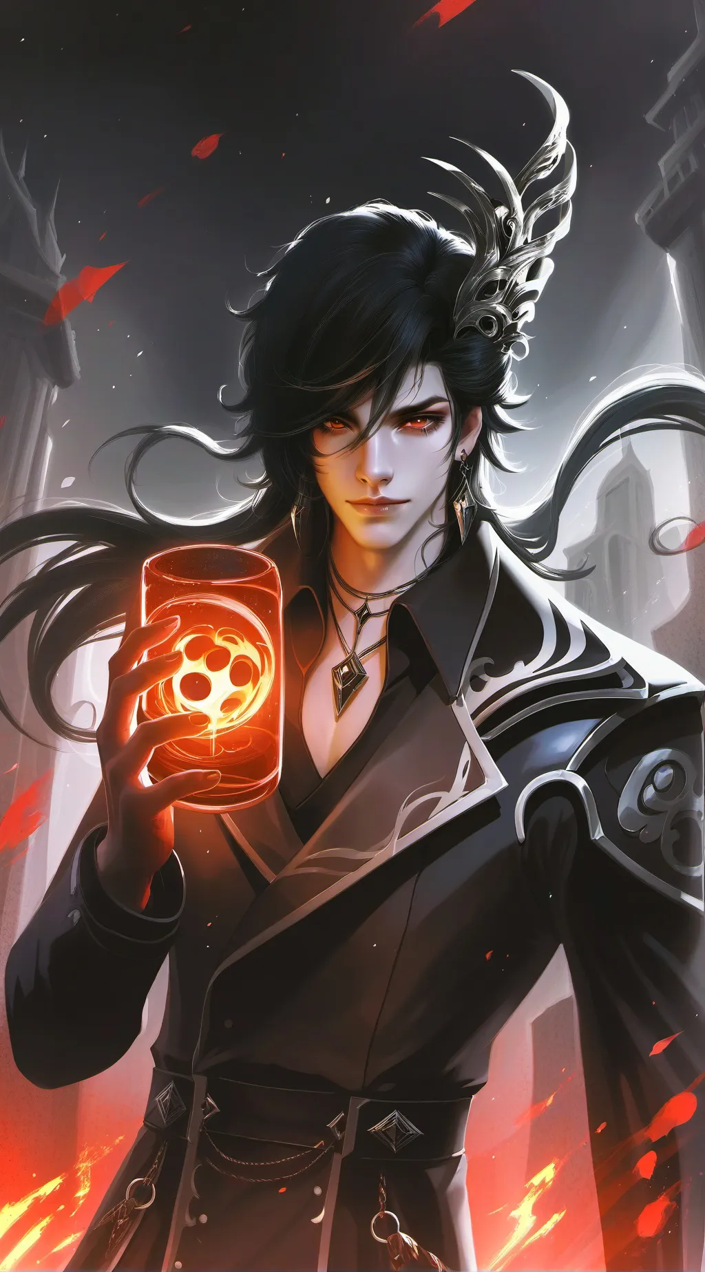 ai character: Kenric Direborn background