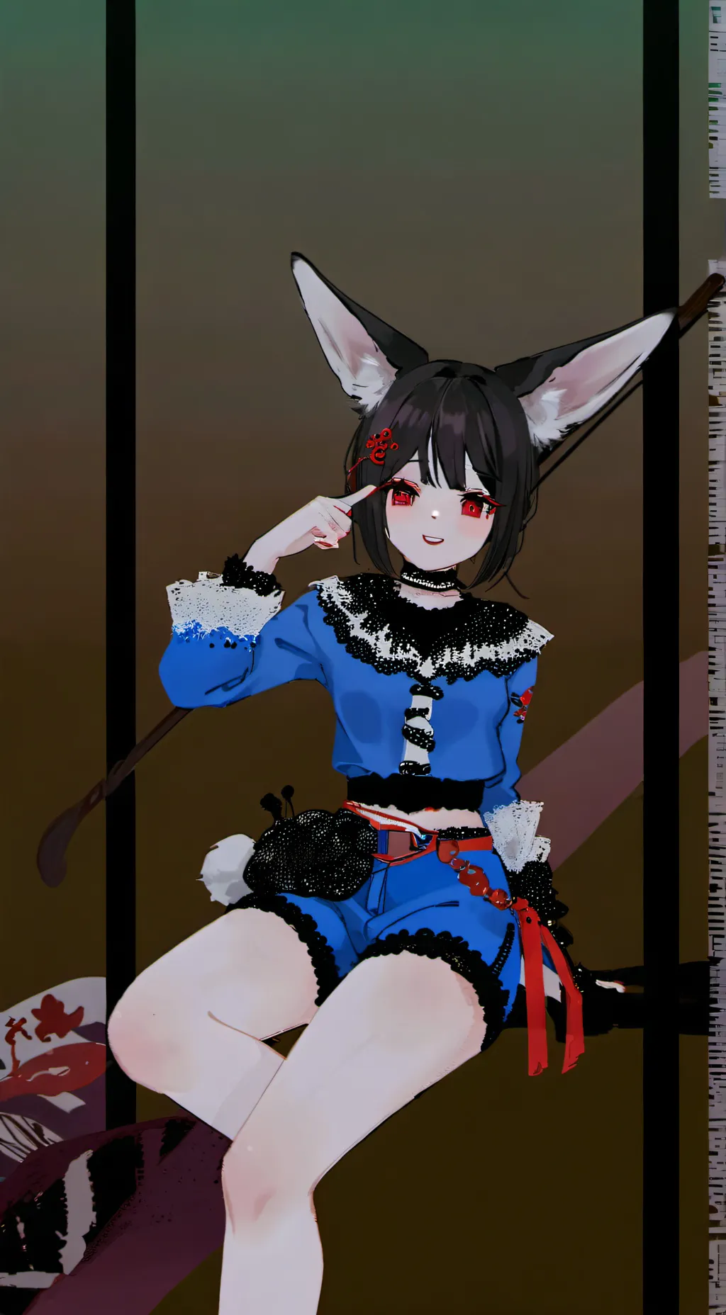 ai character: rainha background