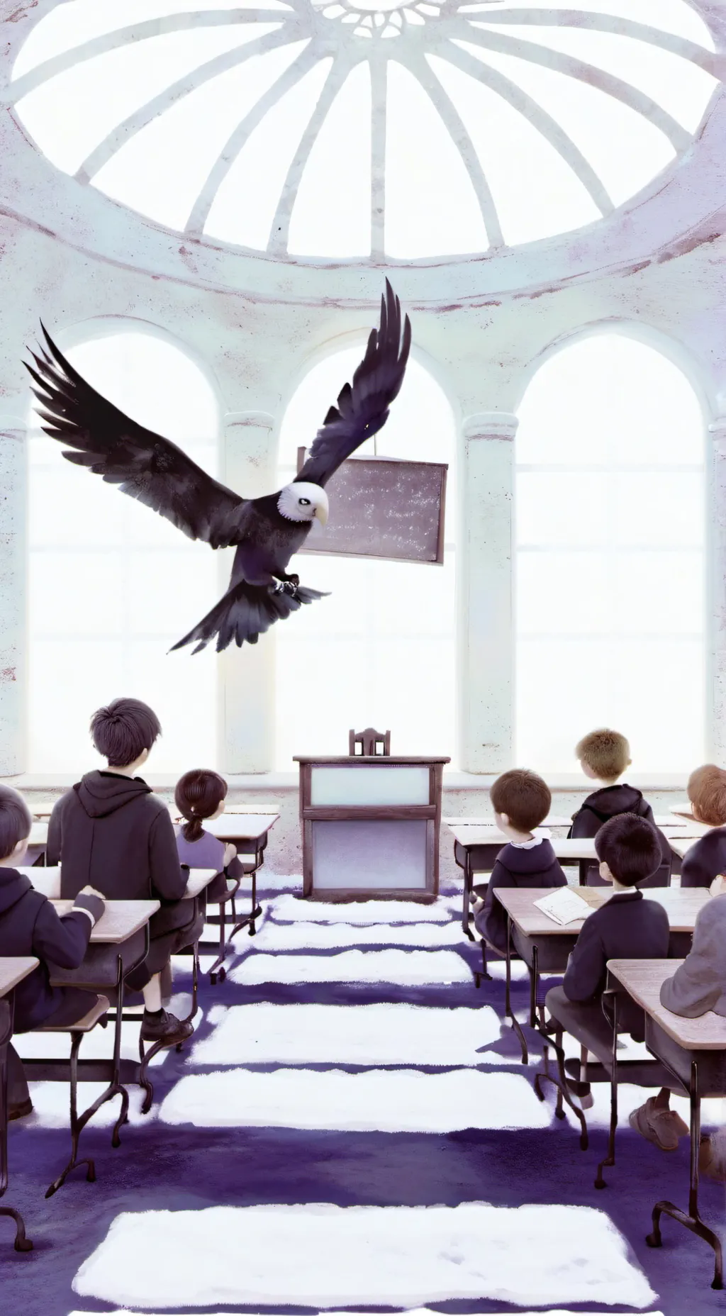 ai character: new school background
