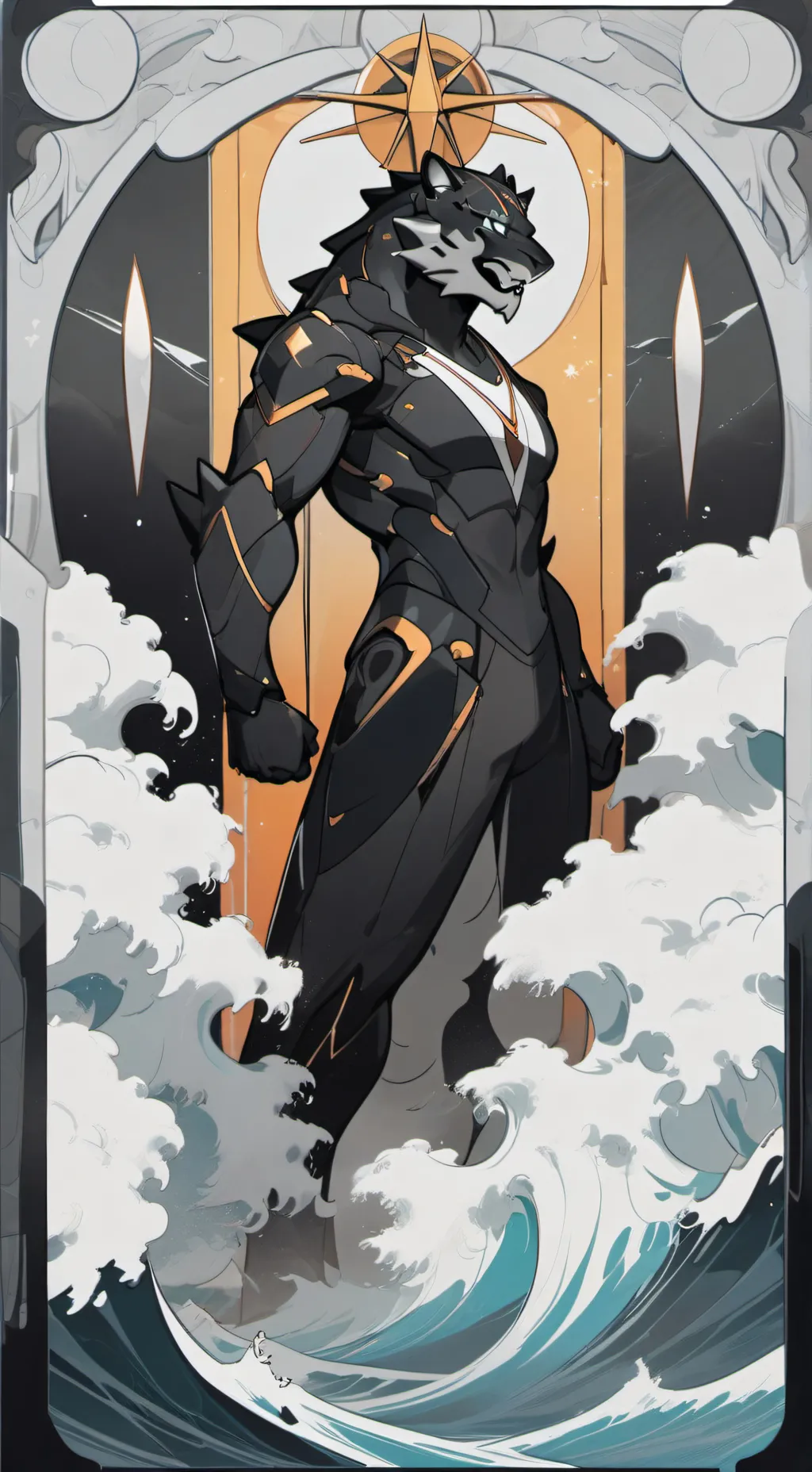 ai character: cane  background